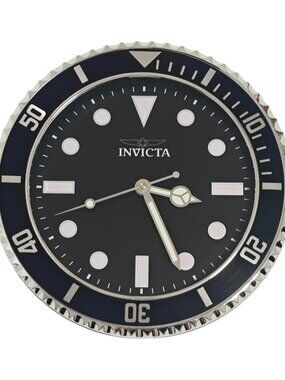 Invicta Pro Diver 12" Wall Clock, Black (70040)